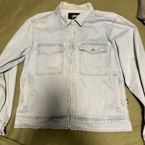 Stussy light blue Denim jacket
